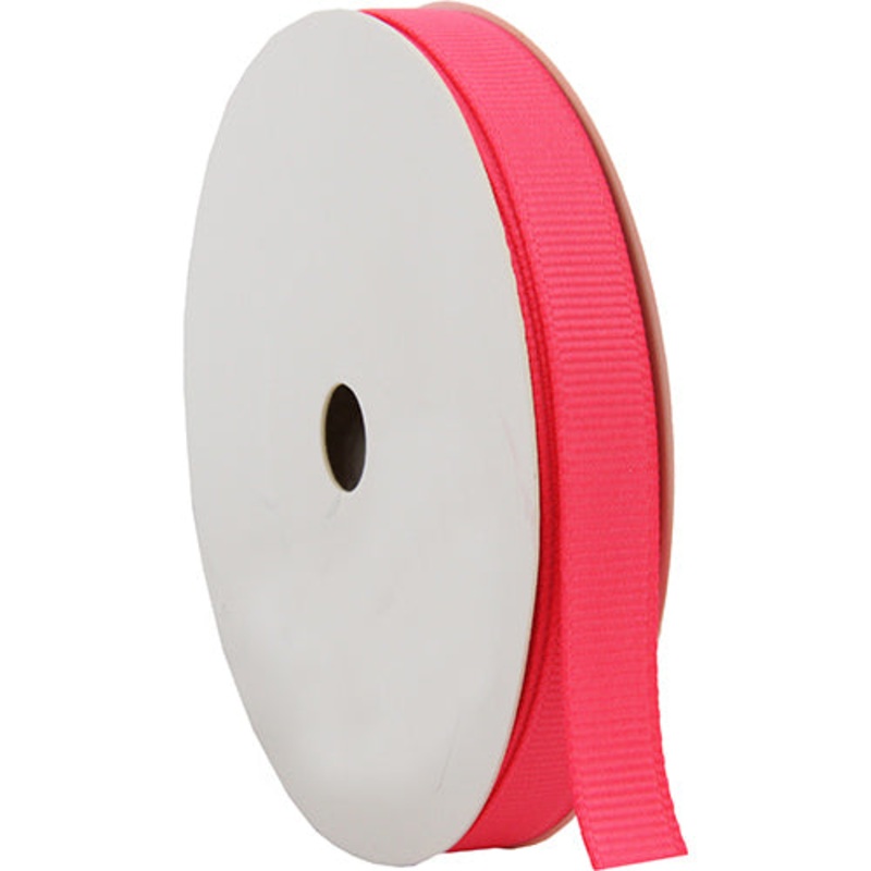 Grosgrain Ribbon 3/8″ – 10 Yards – Hot Pink