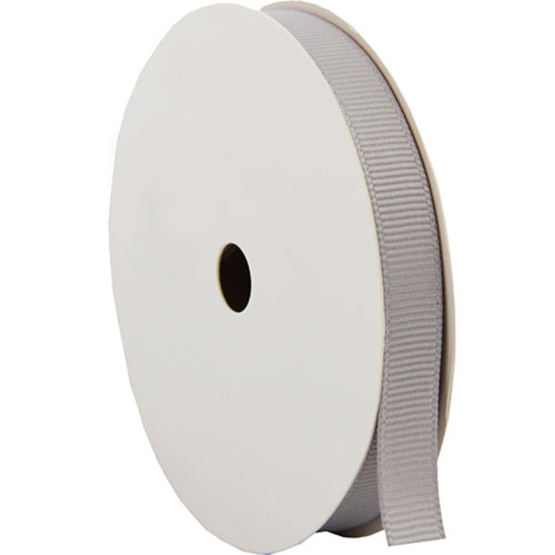 Grosgrain Ribbon 3/8″ – 10 Yards – Lt Grey
