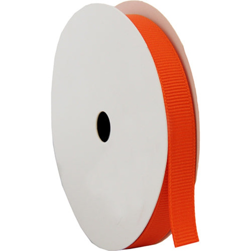 Grosgrain Ribbon 3/8″ – 10 Yards – Orange