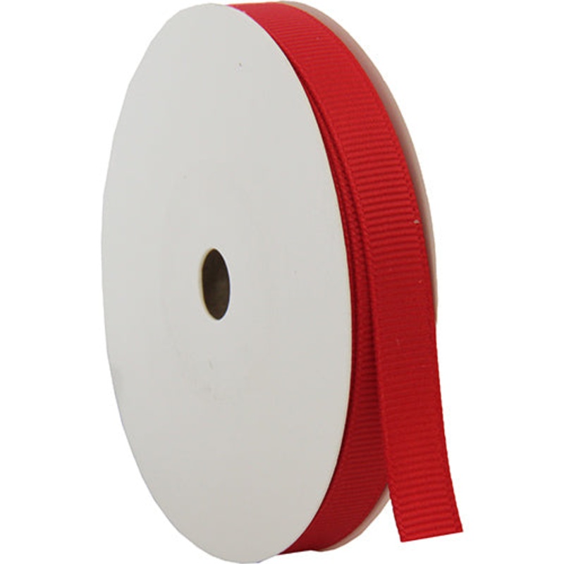 Grosgrain Ribbon 3/8″ – 10 Yards – Red