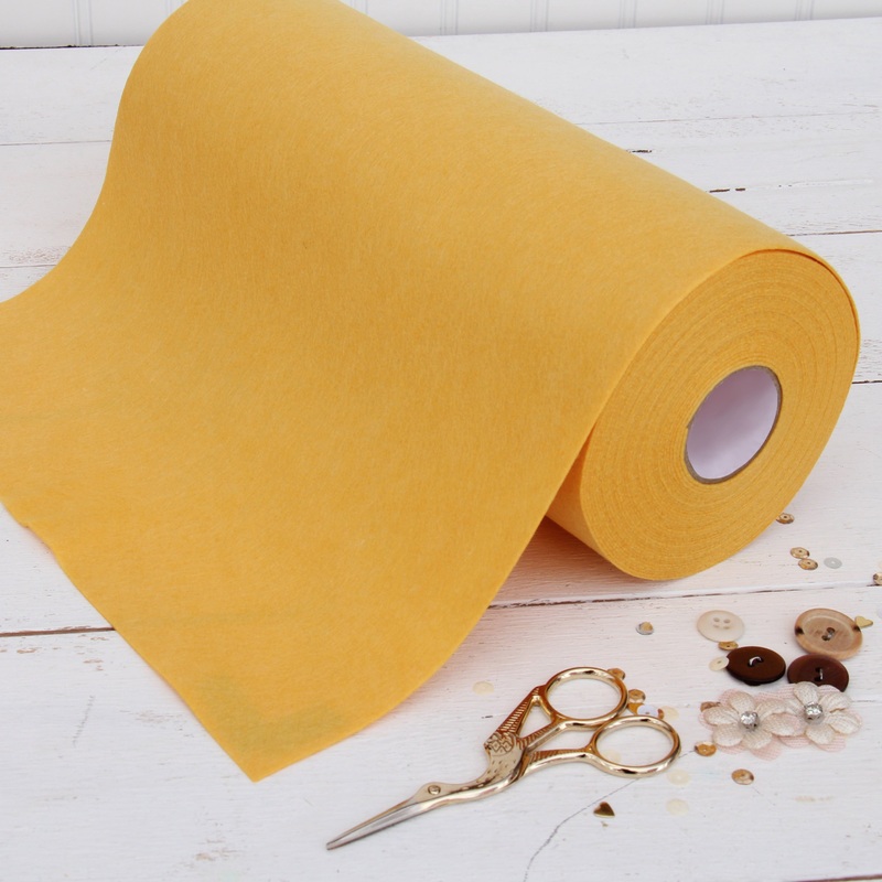 Gold Felt 12″ x 10 Yard Roll – Soft Premium Felt Fabric