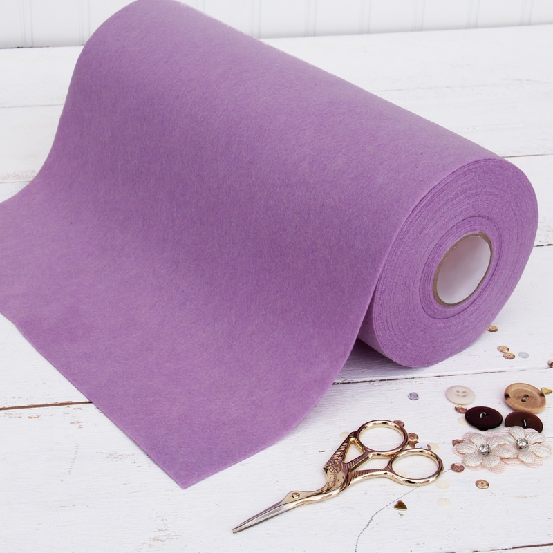 Lavender Felt 12″ x 10 Yard Roll – Soft Premium Felt Fabric