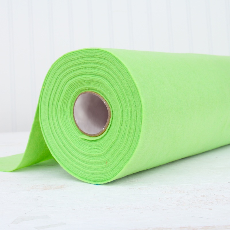Light Green Felt By The Yard – 36″ Wide – Soft Premium Felt Fabric