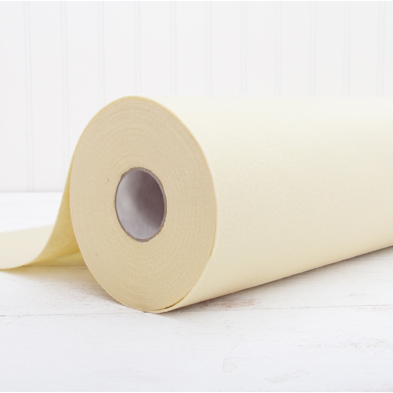 Natural Felt By The Yard – 36″ Wide – Soft Premium Felt Fabric