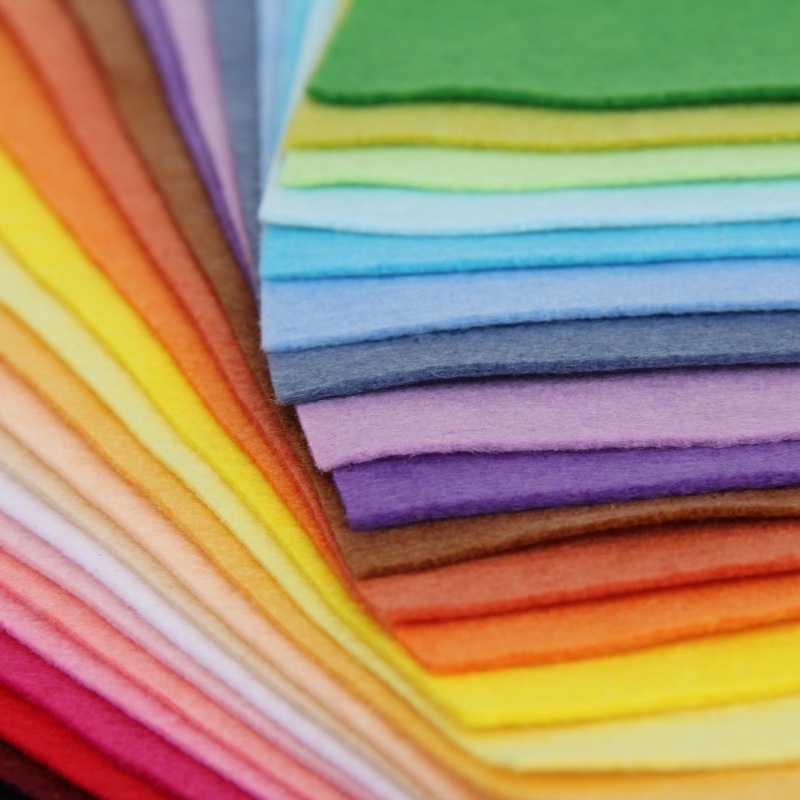 Premium Felt Sheets – 12″ x 12″ Squares – 30 Color Options