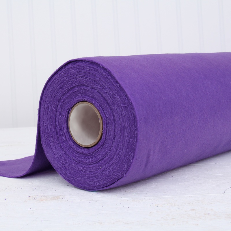 Purple Felt By The Yard – 36″ Wide – Soft Premium Felt Fabric