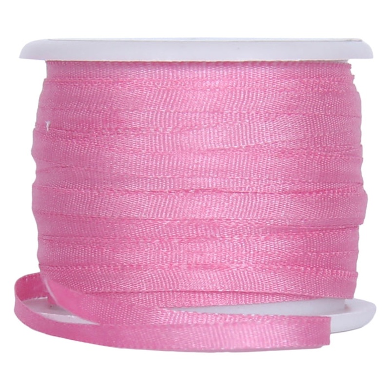 Silk Ribbon 2mm Dusty Rose x 10 Meters No. 565