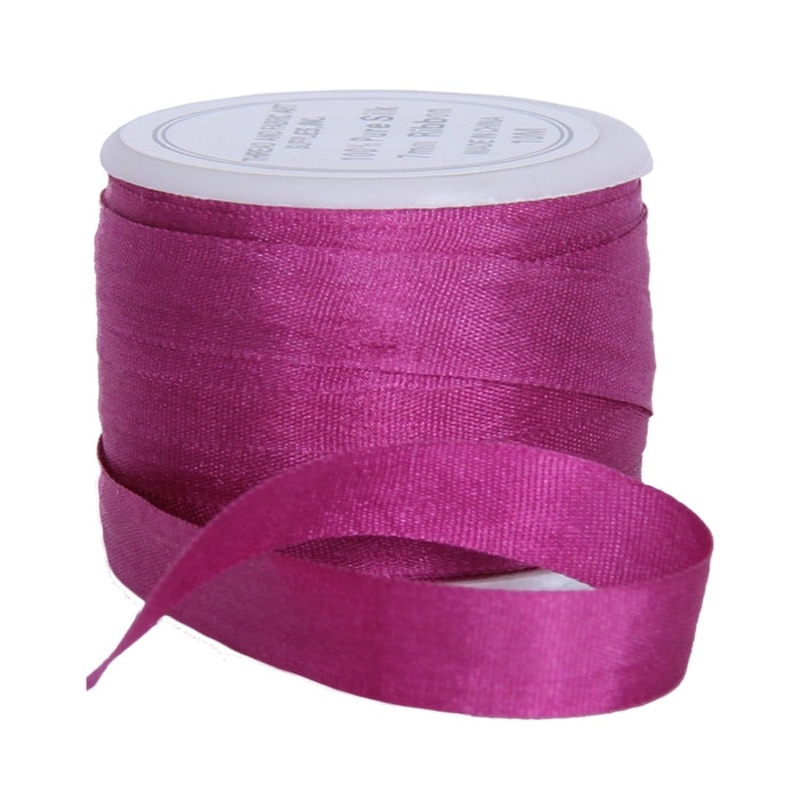 Silk Ribbon 7mm Mulberry x 10 Meters No. 568