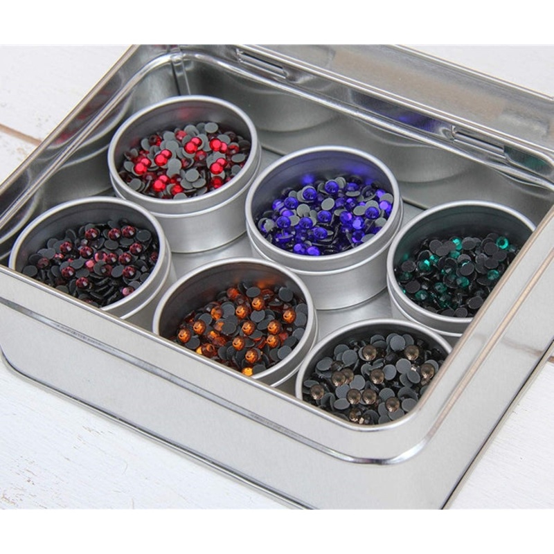 Hot Fix Rhinestone Set In 6 Royal Colors – SS20