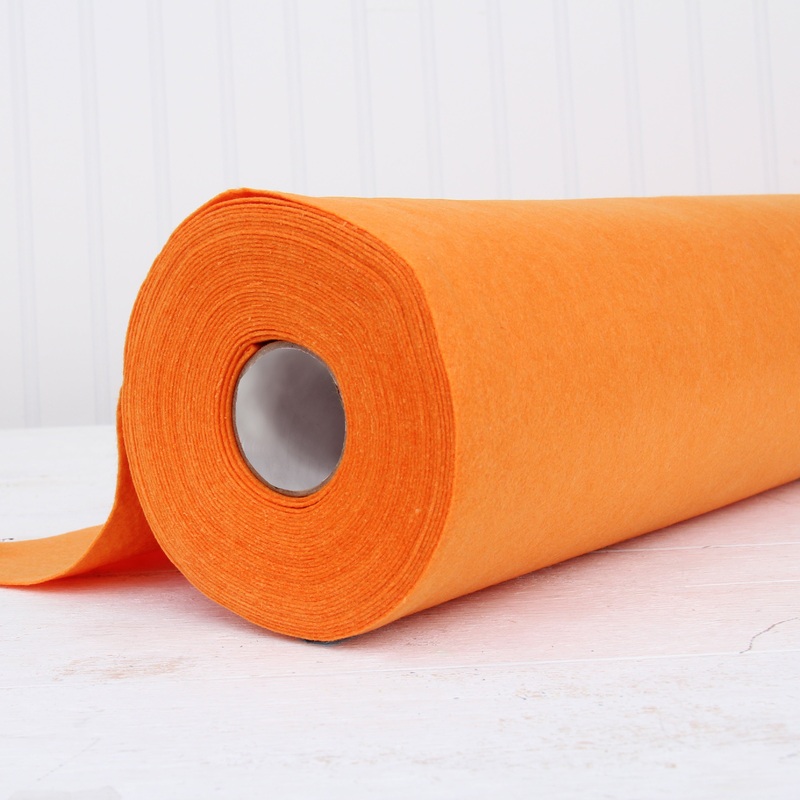 Orange Felt By The Yard – 36″ Wide – Soft Premium Felt Fabric