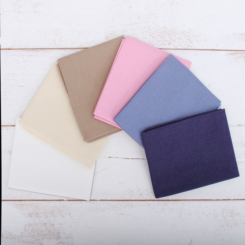 Threadart Linen 6 Fat Quarter Bundles – Premium Linen For Embroidery, Apparel, Home Dcor, Bags – 18″x21″