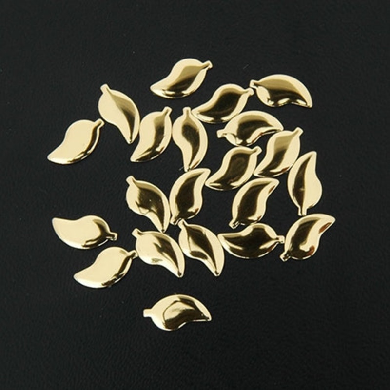Hot Fix Metallic Nailhead – Gold Leaf 5x10mm – 2 Gross