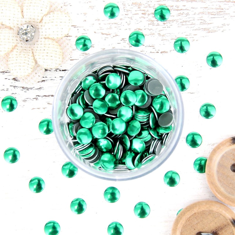 Hot Fix Metallic Nailheads 4mm Olivine – 4 gross