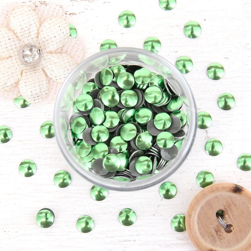 Hot Fix Metallic Nailheads 4mm Peridot – 4 gross