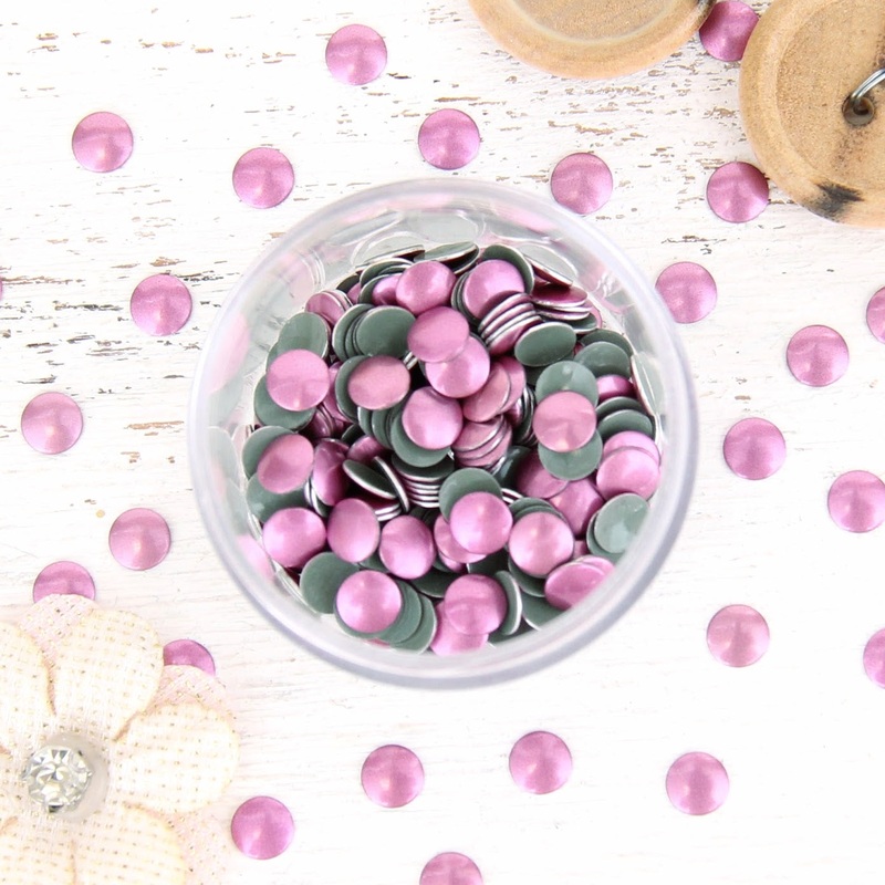 Hot Fix Metallic Nailheads 4mm Rose – 4 gross