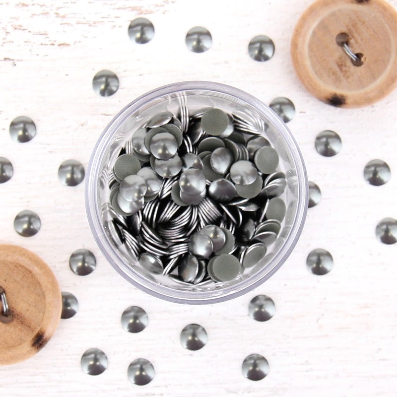 Hot Fix Metallic Nailheads 4mm Smoked Topaz – 4 gross