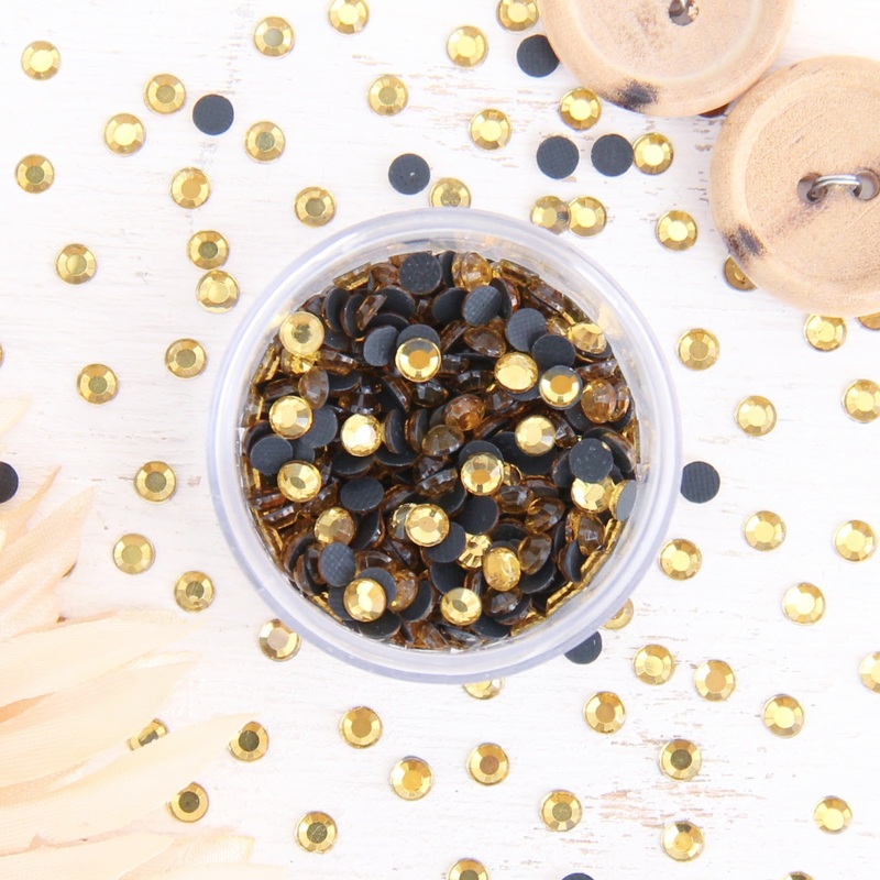 Hot Fix Rhinestones-SS16-Citrine – 720 stones
