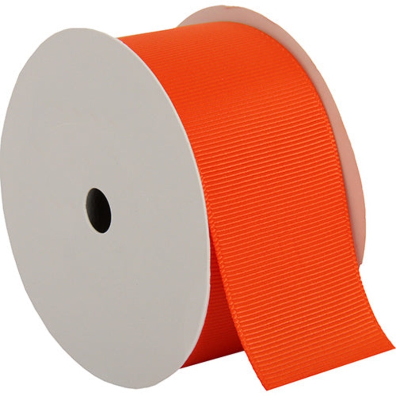 Grosgrain Ribbon 1 1/2″ – 10 Yards – Orange