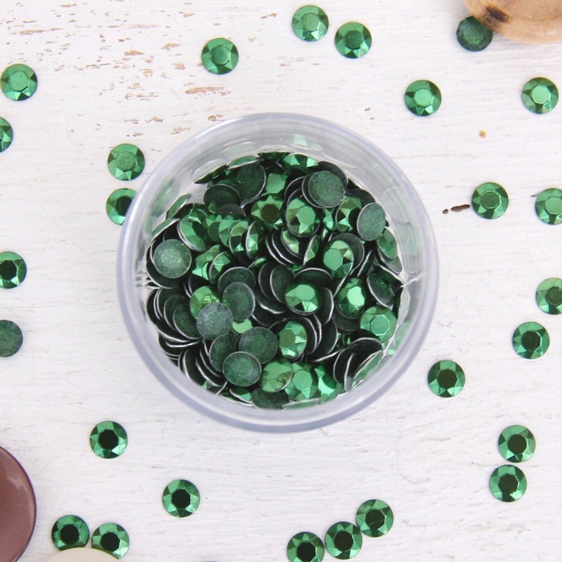 Hot Fix Metallic Rhinestones 4mm Olivine – 4 gross