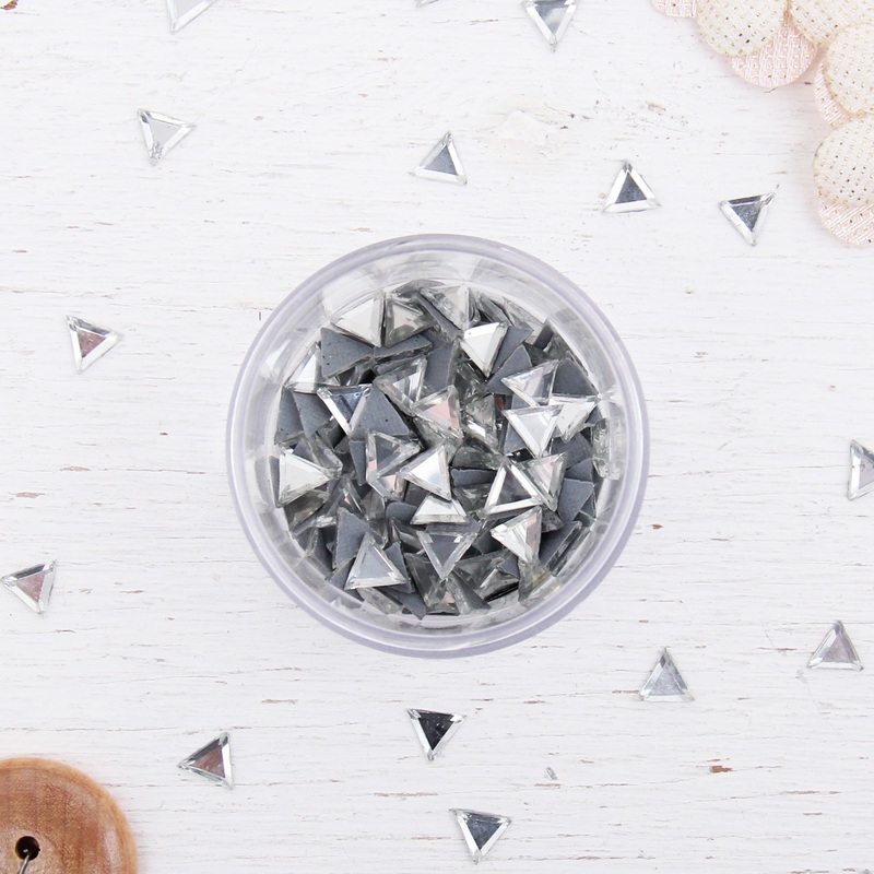 Shaped Rhinestones – Triangle 6x6mm – 288 Stones