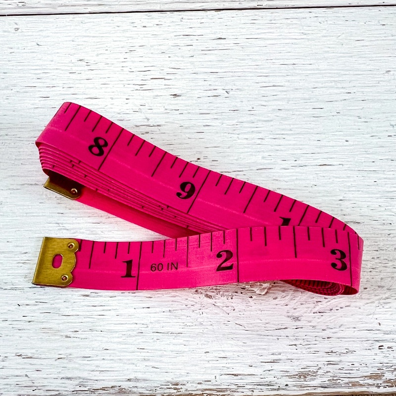 Soft Flexible Pink Tape Measure