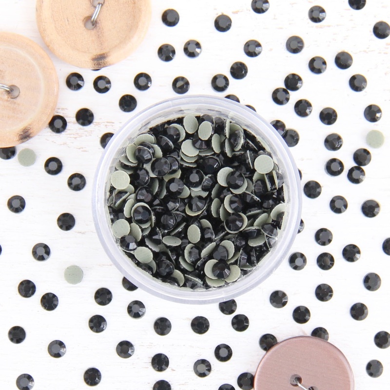 Hot Fix Rhinestones – SS6 – Jet – 1440 stones