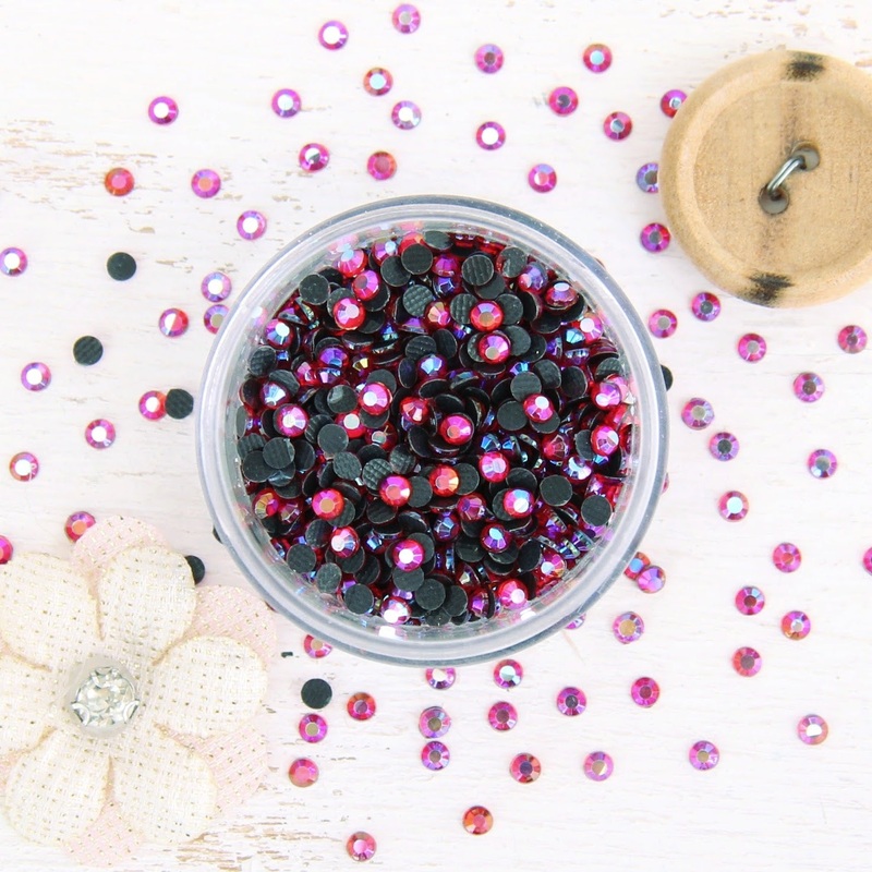 Hot Fix Rhinestones – SS6 – Siam AB – 1440 stones