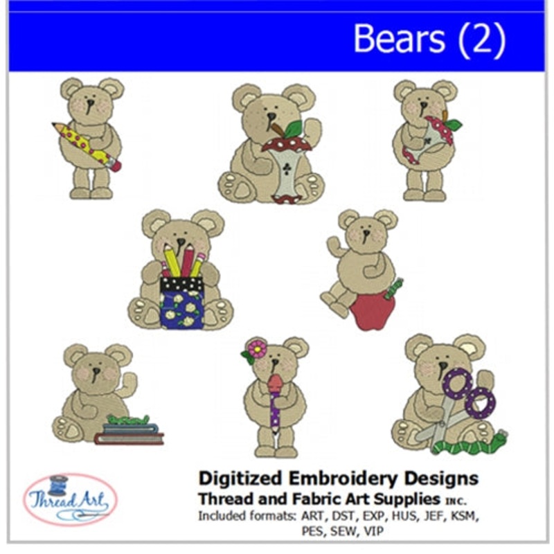 Machine Embroidery Designs –  Bears(2)