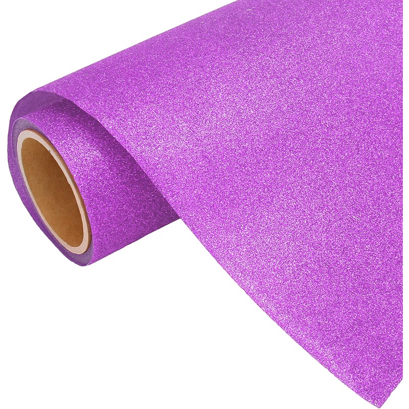 Holo Purple Glitter Iron On Vinyl 20″ Wide Sold By the Yard