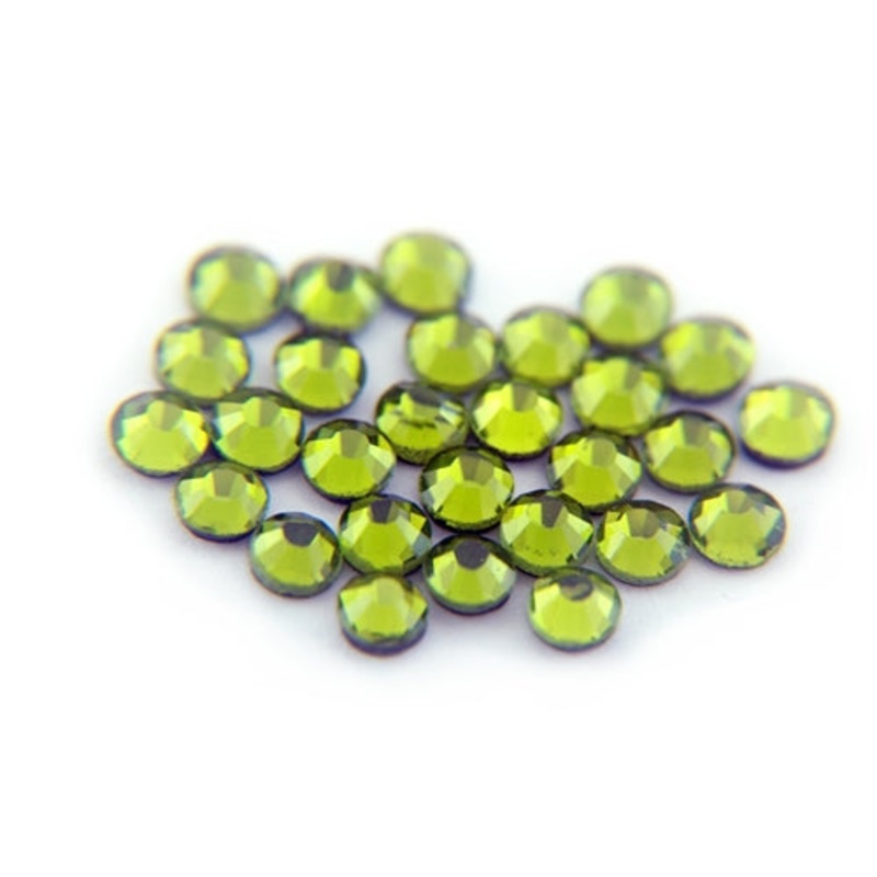 Machine Cut Hot Fix Rhinestones – SS6 -Peridot