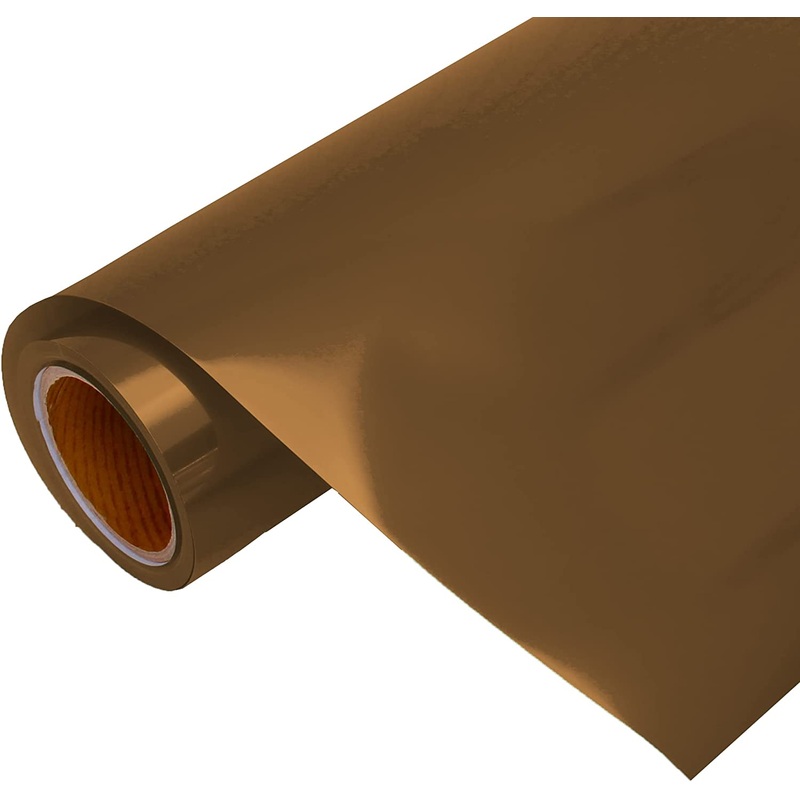 Brown Metallic Foil Heat Transfer Vinyl 20″ Wide Sold By The Yard