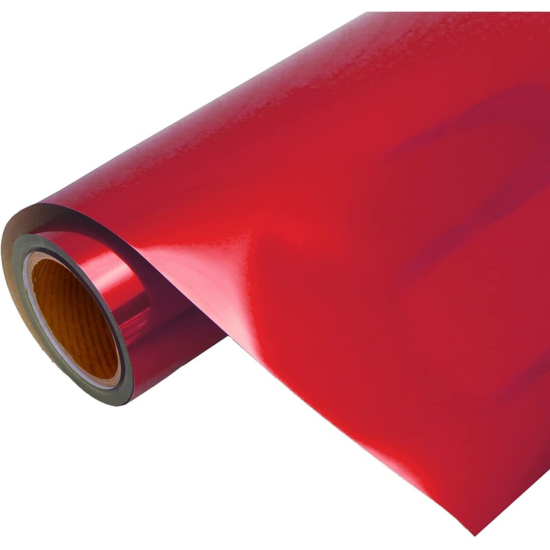 Red Metallic Heat Transfer Vinyl 20″ Wide Sold By the Yard