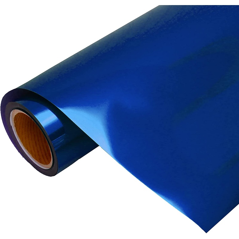 Royal Blue Metallic Foil Heat Transfer Vinyl 20″ Wide Sold By The Yard