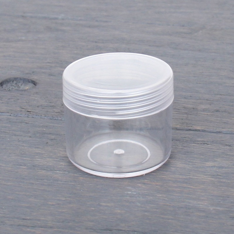 Round Clear Storage Bottle for Sequins & Rhinestones – 20G