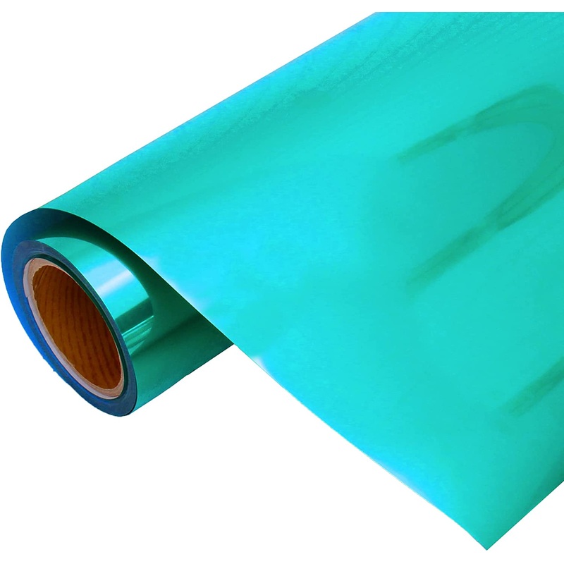 Aqua Metallic Heat Transfer Vinyl 20″ Wide Sold By the Yard
