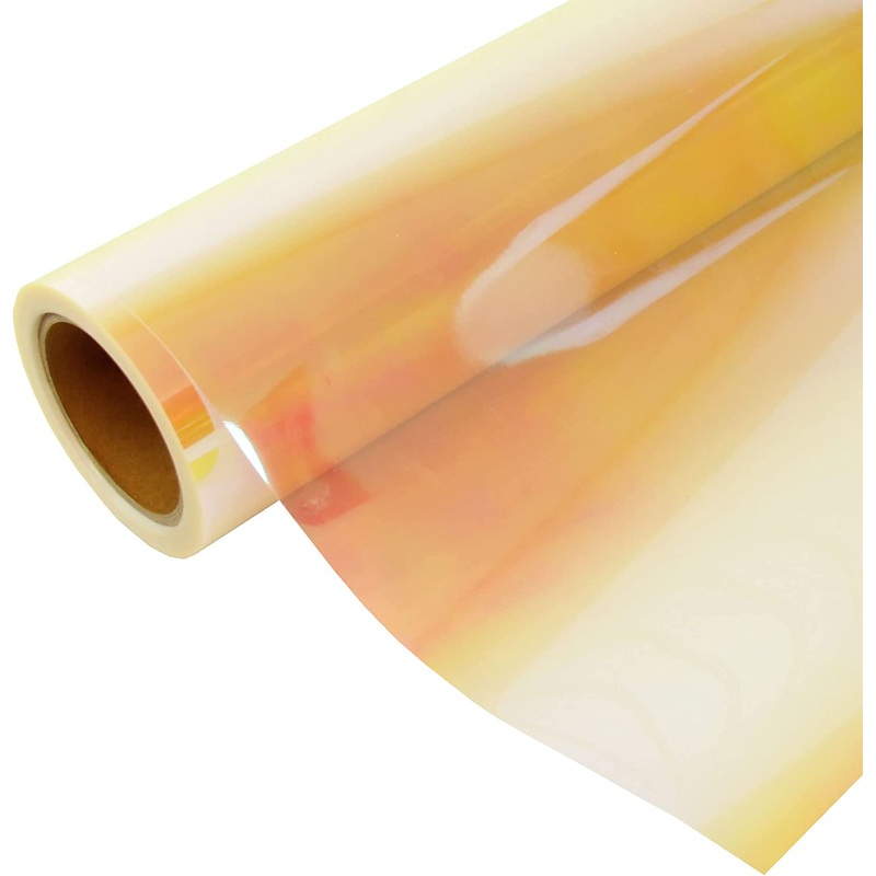 Holographic Chameleon Red 20″ Heat Transfer Vinyl Film By The Yard