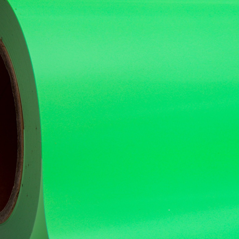 Green Glow in the Dark  20″ Heat Transfer Vinyl Film By The Yard
