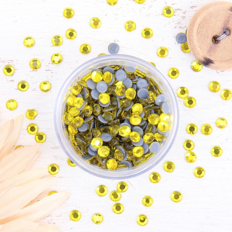 Hot Fix Rhinestones – SS6 – Lemon – 1440 stones