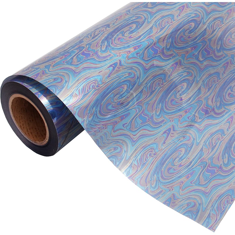 Rainbow Liquid Metallic Foil Heat Transfer Vinyl 20″ Wide Sold By The Yard