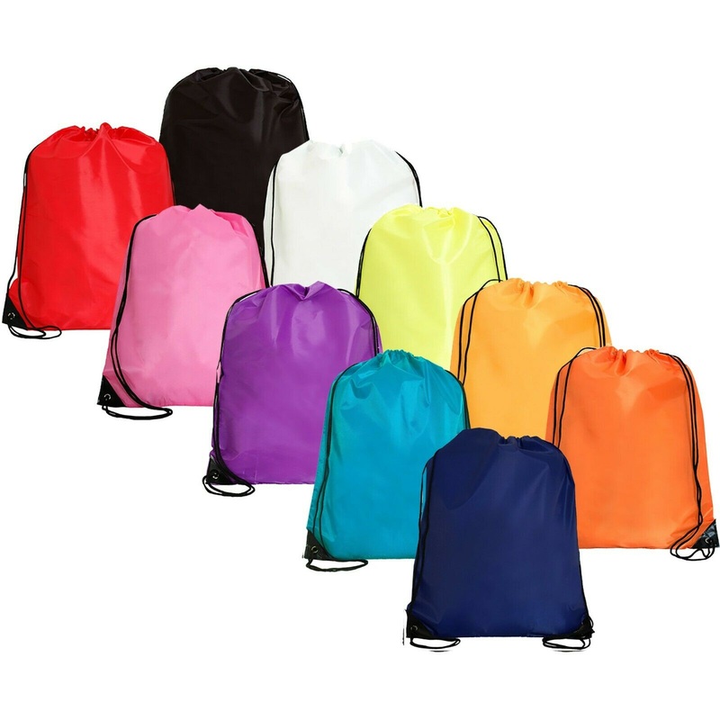 10 Drawstring Tote Bags – Variety