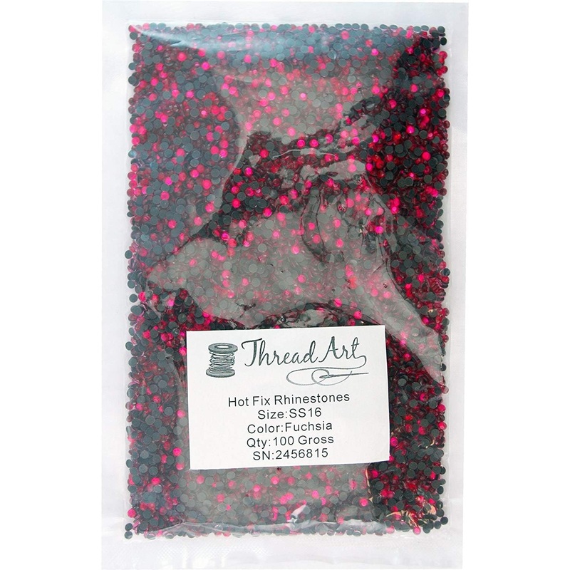 SS16 Fuchsia Rhinestones Bulk 100 Gross