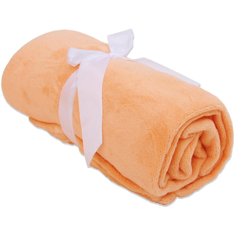 3 Pack of Plush Fleece Blanket – Coral
