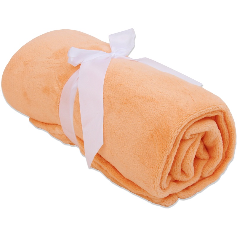 Plush Fleece Blanket – Coral