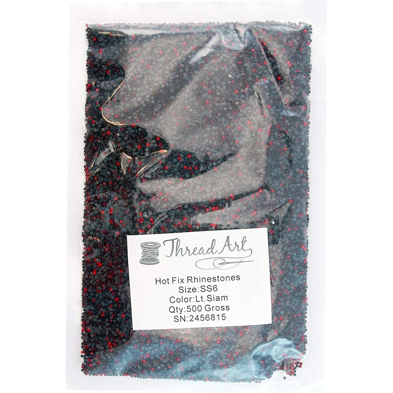 SS6 Lt. Siam Rhinestones Bulk 500 Gross